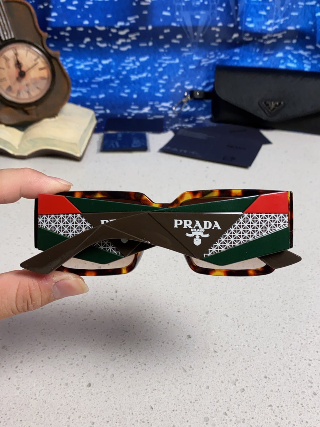 Prada Fashion Brown Lens Sunglasses for Men & Women - 382724 - detail image 5