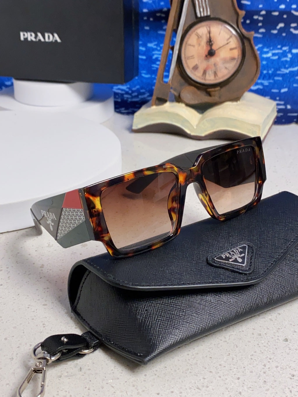 Prada Fashion Brown Lens Sunglasses for Men & Women - 382724 - detail image 10