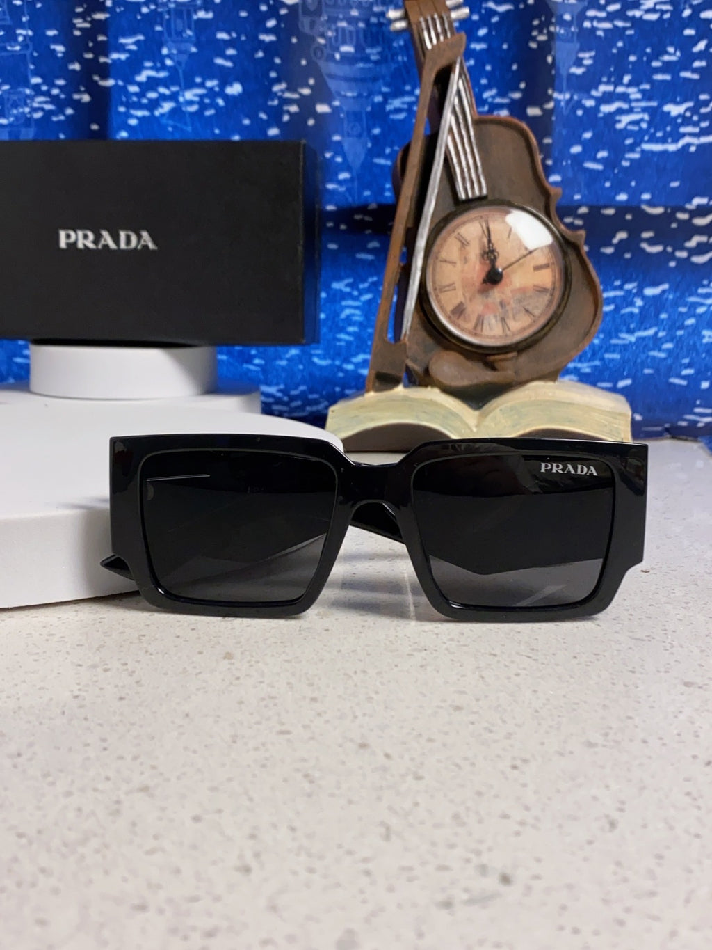 Prada Fashion Black Lens Sunglasses for Men & Women - 382725 - detail image 9