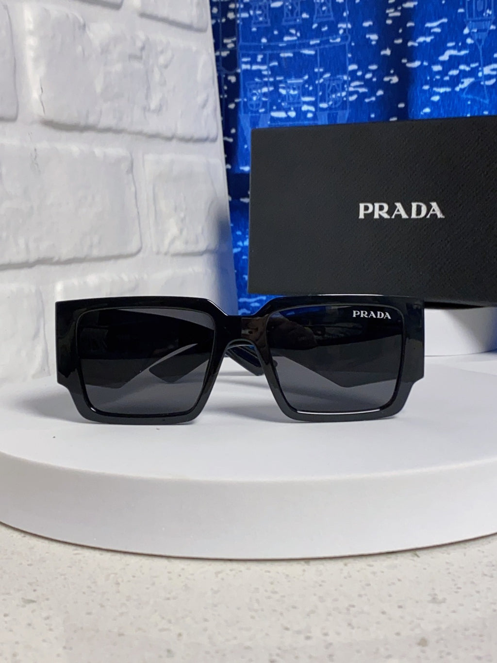 Prada Fashion Black Lens Sunglasses for Men & Women - 382725 - detail image 2