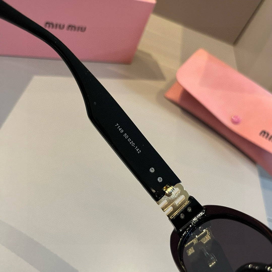 Miu Miu Cat-Eye Brown Lens Sunglasses for Men & Women - 432651 - detail image 8