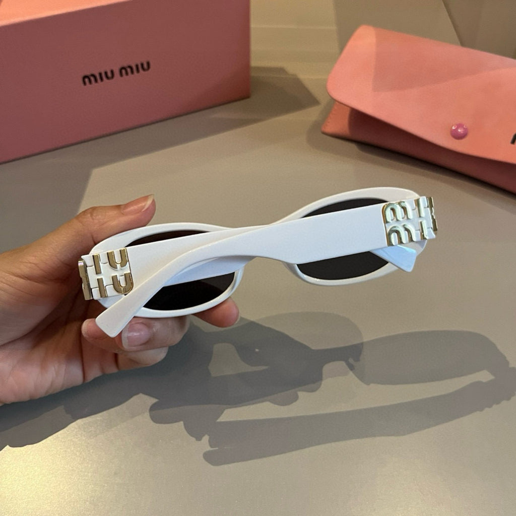 Miu Miu Cat-Eye Gold Lens Sunglasses for Men & Women - 399160 - detail image 6