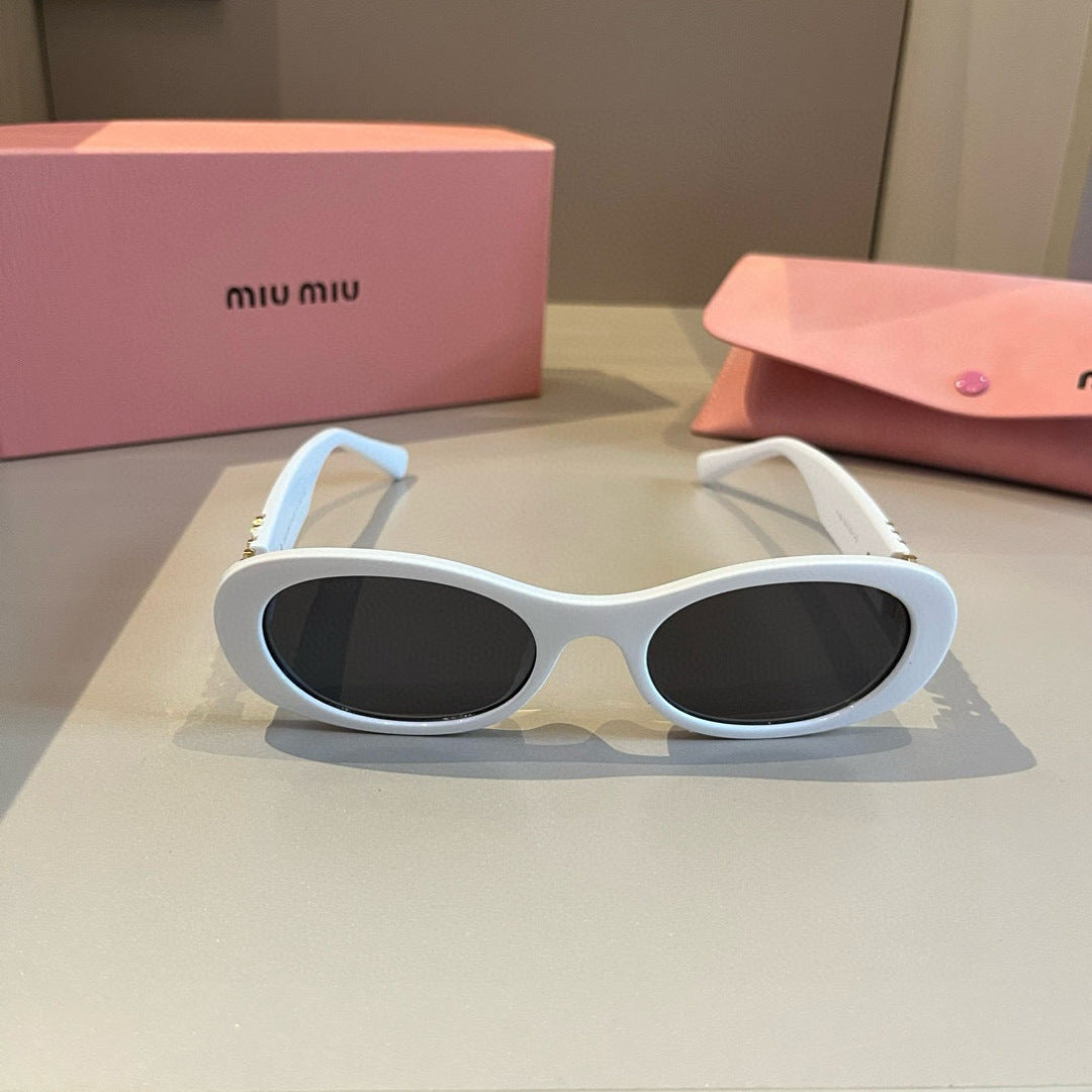 Miu Miu Cat-Eye Gold Lens Sunglasses for Men & Women - 466142 - detail image 2