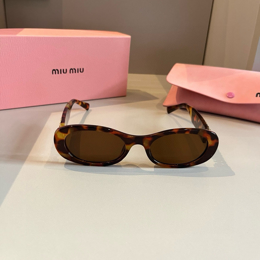 Miu Miu Cat-Eye Brown Lens Sunglasses for Men & Women - 399161 - detail image 2