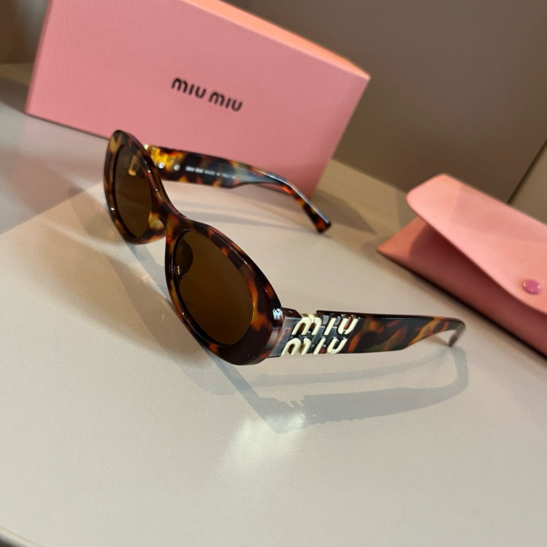 Miu Miu Cat-Eye Brown Lens Sunglasses for Men & Women - 399161 - detail image 3