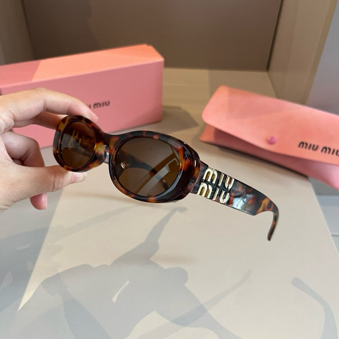 Miu Miu Cat-Eye Brown Lens Sunglasses for Men & Women - 399161 - detail image 4