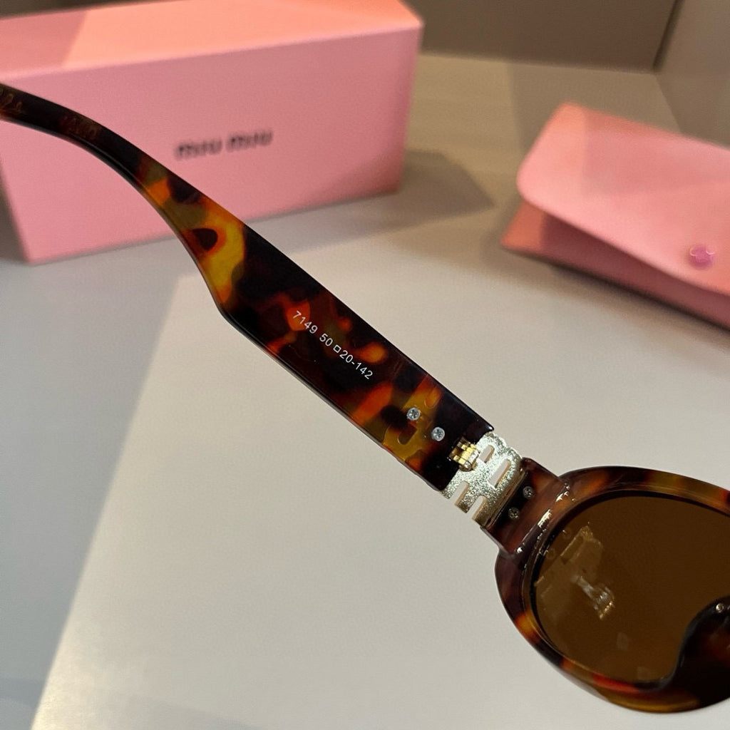 Miu Miu Cat-Eye Brown Lens Sunglasses for Men & Women - 399161 - detail image 9