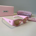 Miu Miu Cat-Eye Red Lens Sunglasses for Men & Women - 399245