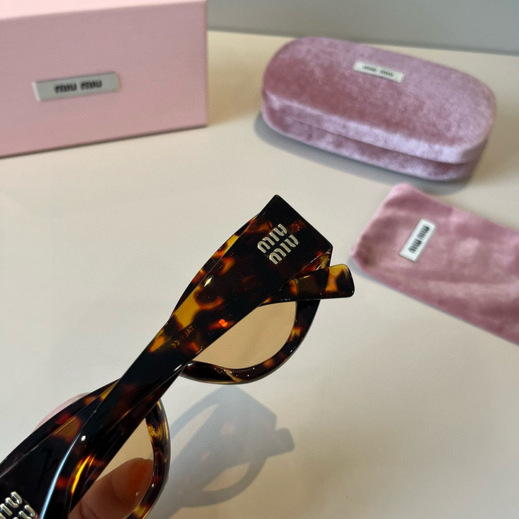 Miu Miu Cat-Eye Brown Lens Sunglasses for Men & Women - 399246 - detail image 6