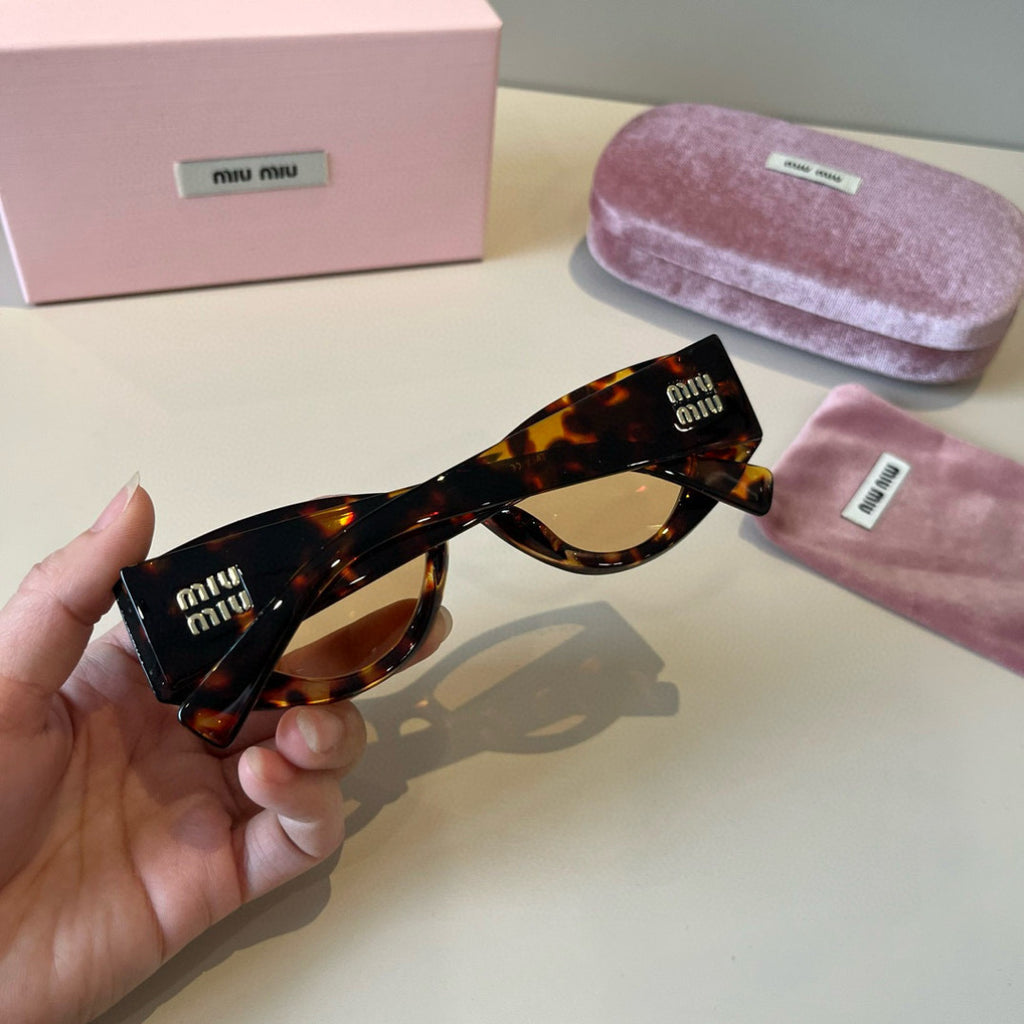 Miu Miu Cat-Eye Brown Lens Sunglasses for Men & Women - 399246 - detail image 7