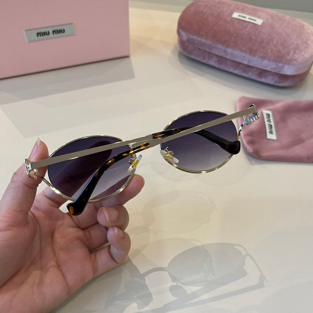 Miu Miu Metal Fashion Purple Lens Sunglasses for Men & Women - 432562 - detail image 5