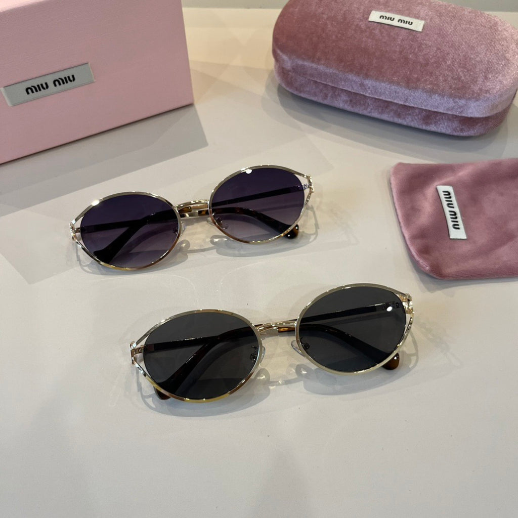 Miu Miu Metal Fashion Purple Lens Sunglasses for Men & Women - 399231 - detail image 8