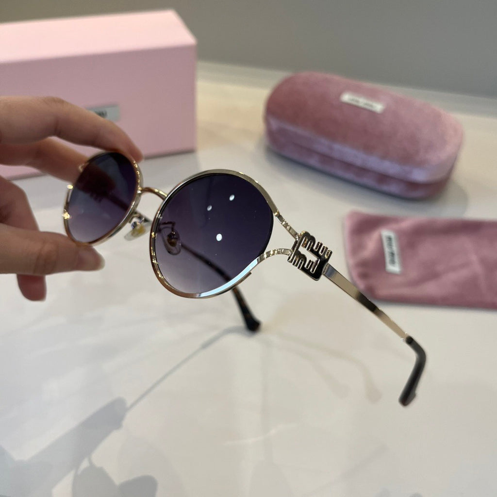 Miu Miu Metal Fashion Purple Lens Sunglasses for Men & Women - 399231 - detail image 4