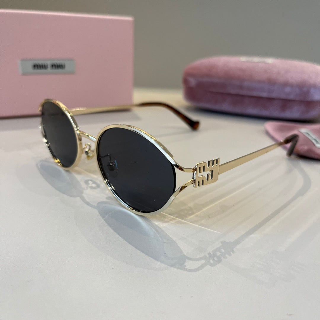 Miu Miu Metal Fashion Silver Lens Sunglasses for Men & Women - 432563 - detail image 3