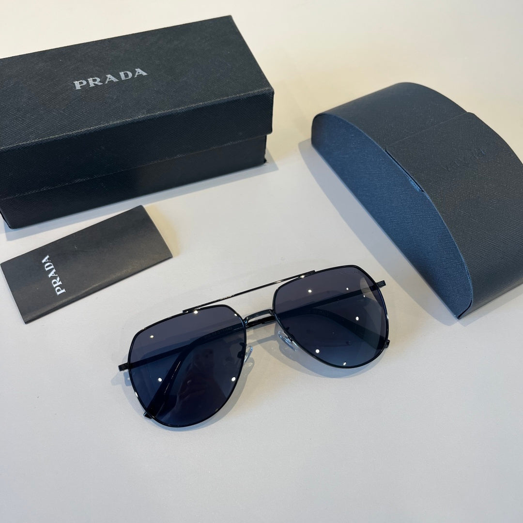Prada Polarized Fashion Black Lens Sunglasses for Men - 487062 - detail image 10