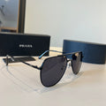 Prada Polarized Fashion Black Lens Sunglasses for Men - 382709