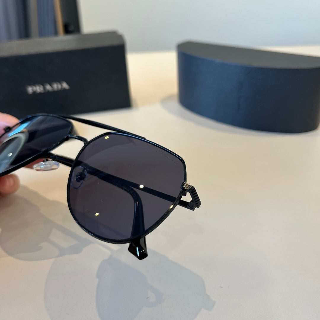Prada Polarized Fashion Black Lens Sunglasses for Men - 487062 - detail image 9