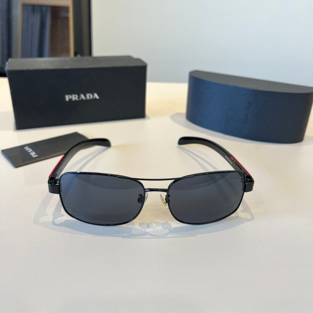 Prada Fashion Black Lens Sunglasses for Men & Women - 398962 - detail image 2