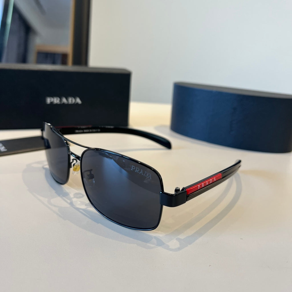 Prada Fashion Black Lens Sunglasses for Men & Women - 398962 - detail image 3