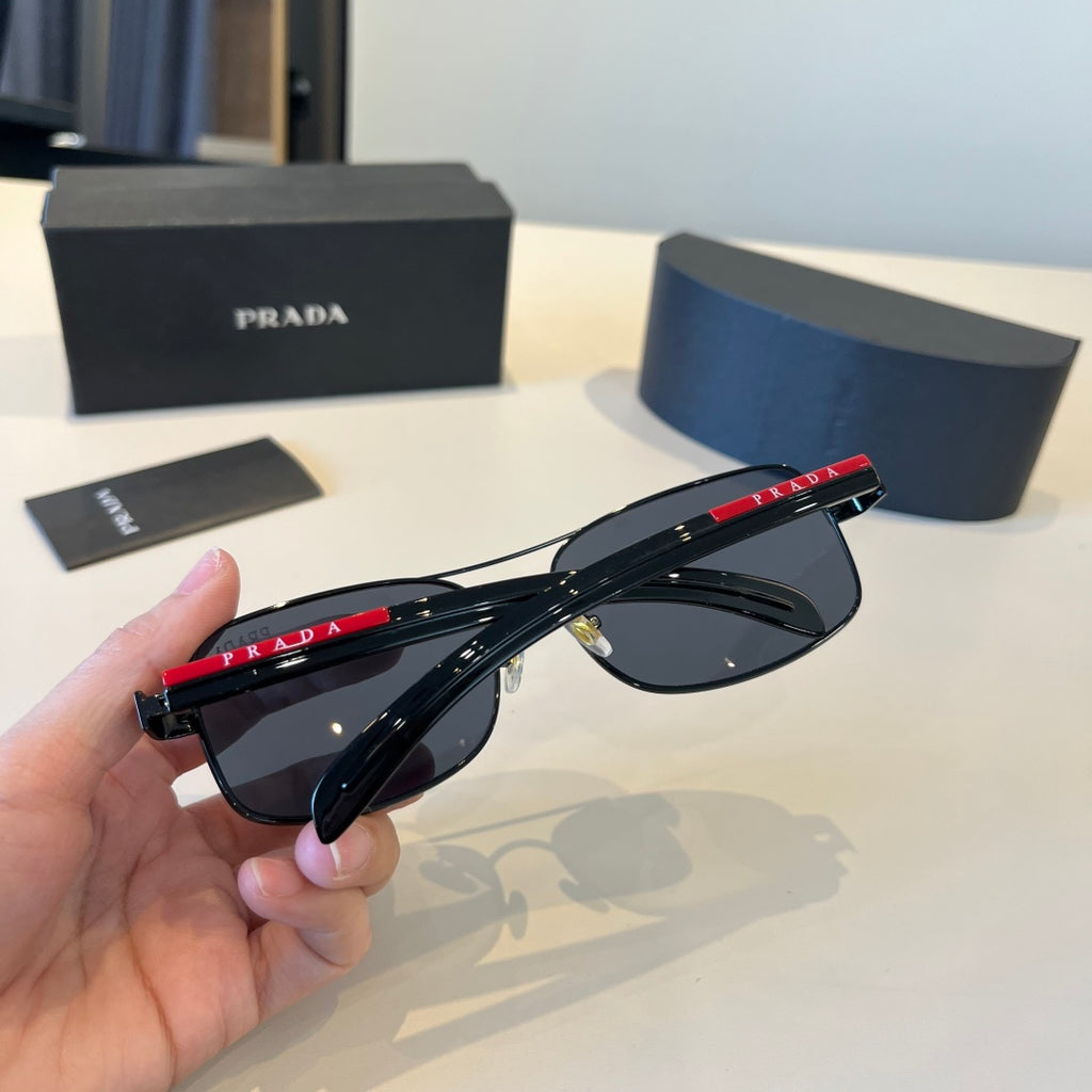 Prada Fashion Black Lens Sunglasses for Men & Women - 398962 - detail image 7
