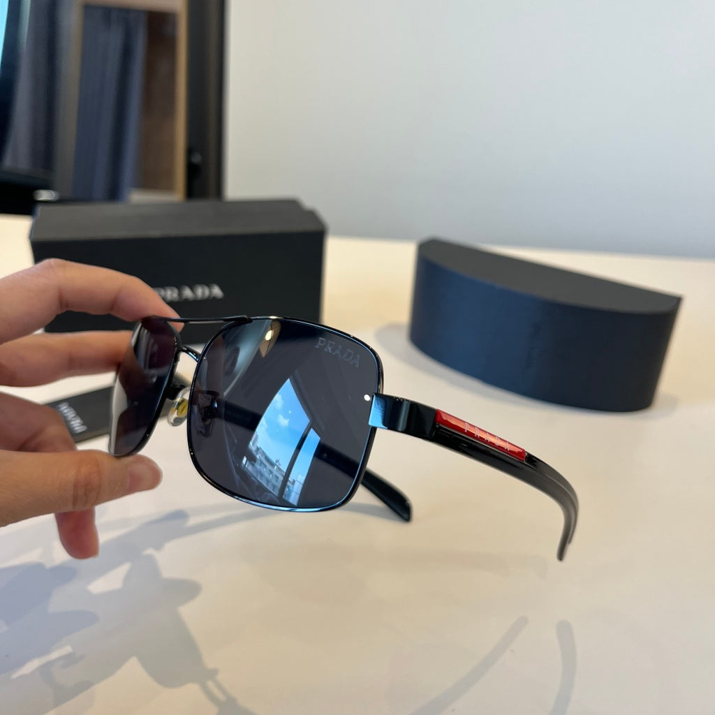 Prada Fashion Black Lens Sunglasses for Men & Women - 398962 - detail image 4