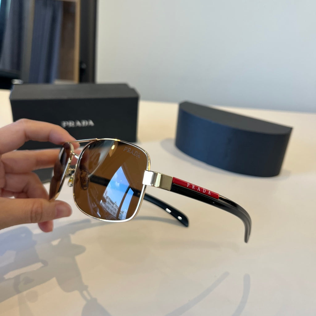 Prada Fashion Brown Lens Sunglasses for Men & Women - 398963 - detail image 7