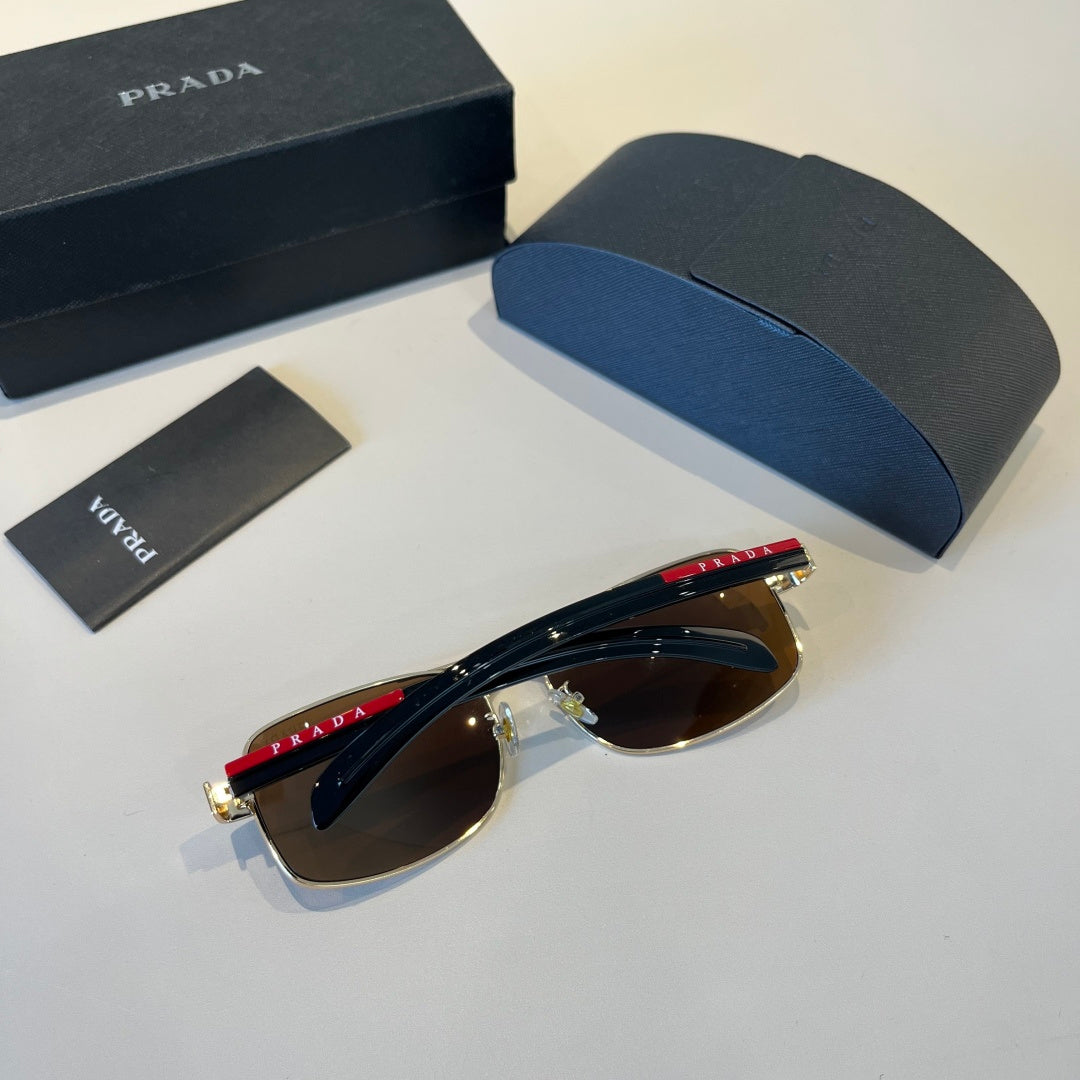 Prada Fashion Brown Lens Sunglasses for Men & Women - 398963 - detail image 8