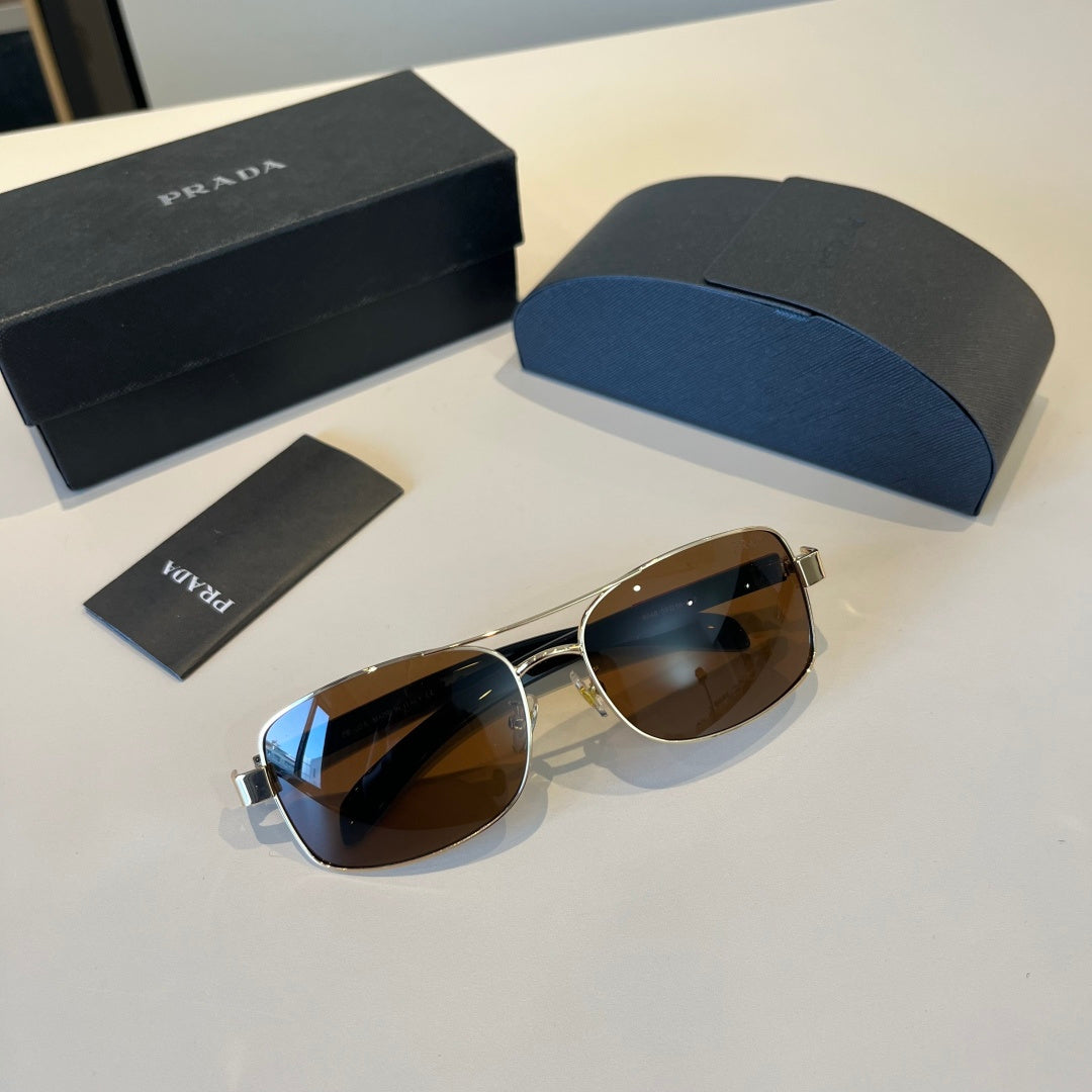 Prada Fashion Brown Lens Sunglasses for Men & Women - 398963 - detail image 9