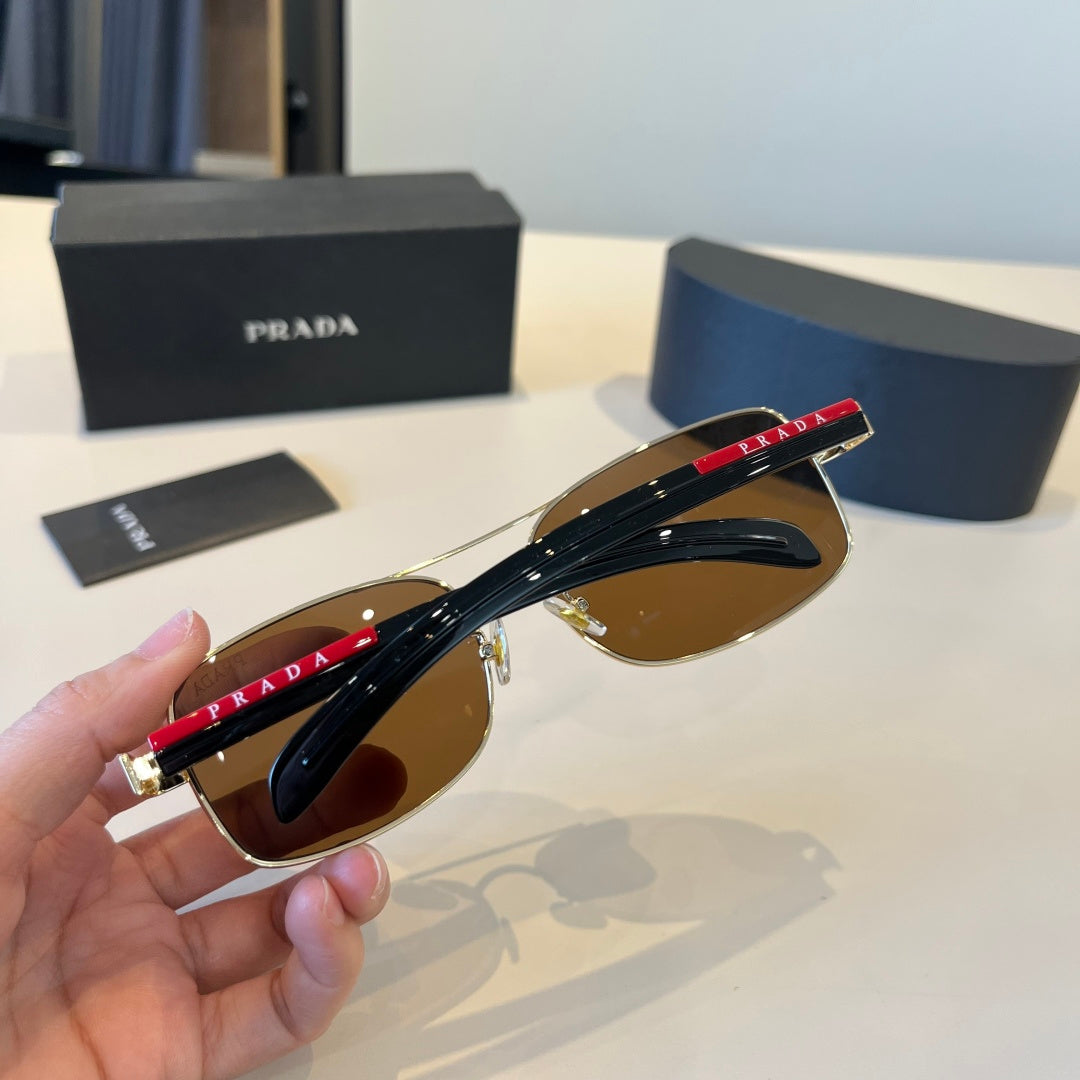 Prada Fashion Brown Lens Sunglasses for Men & Women - 398963 - detail image 4