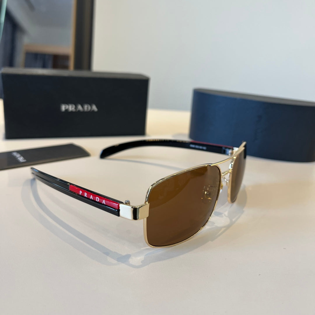 Prada Fashion Brown Lens Sunglasses for Men & Women - 398963