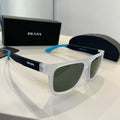 Prada Polarized Fashion Silver Lens Sunglasses for Men - 432066