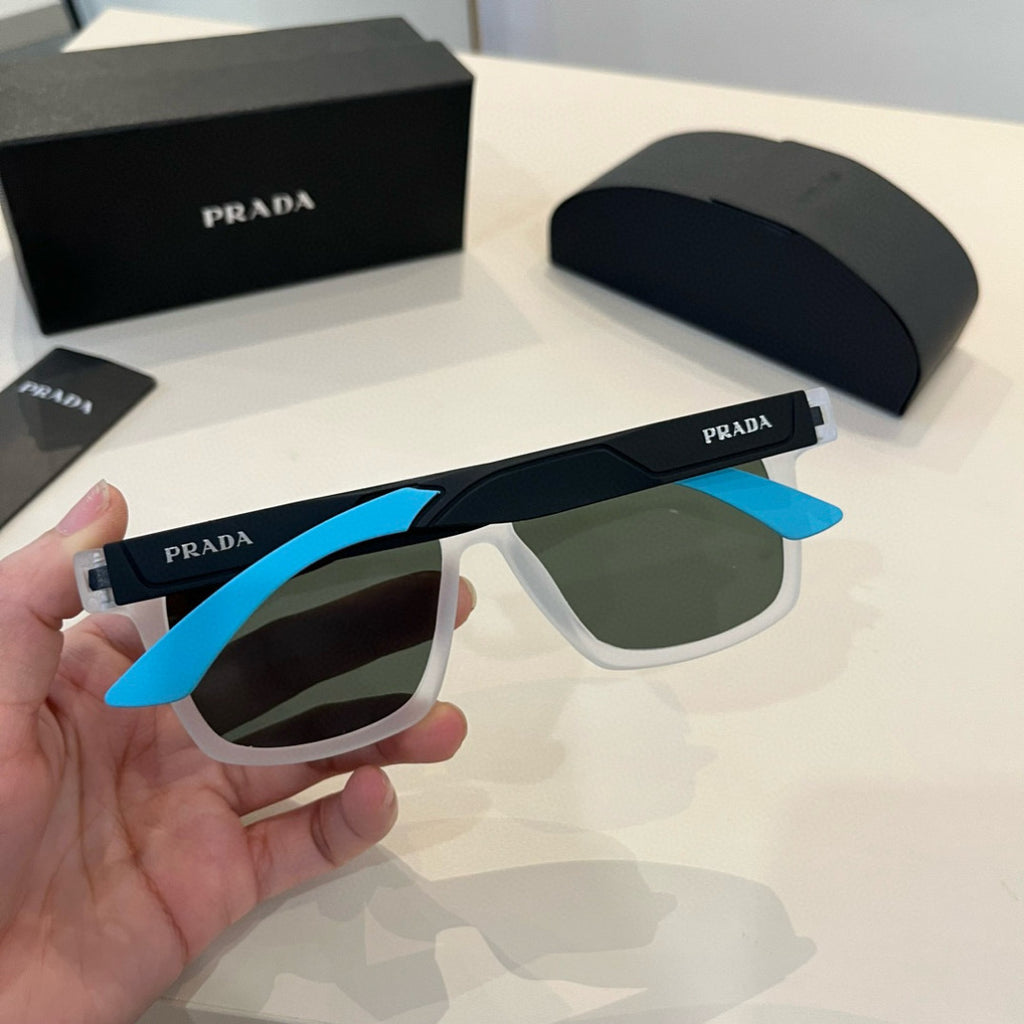 Prada Polarized Fashion Silver Lens Sunglasses for Men - 465566 - detail image 7
