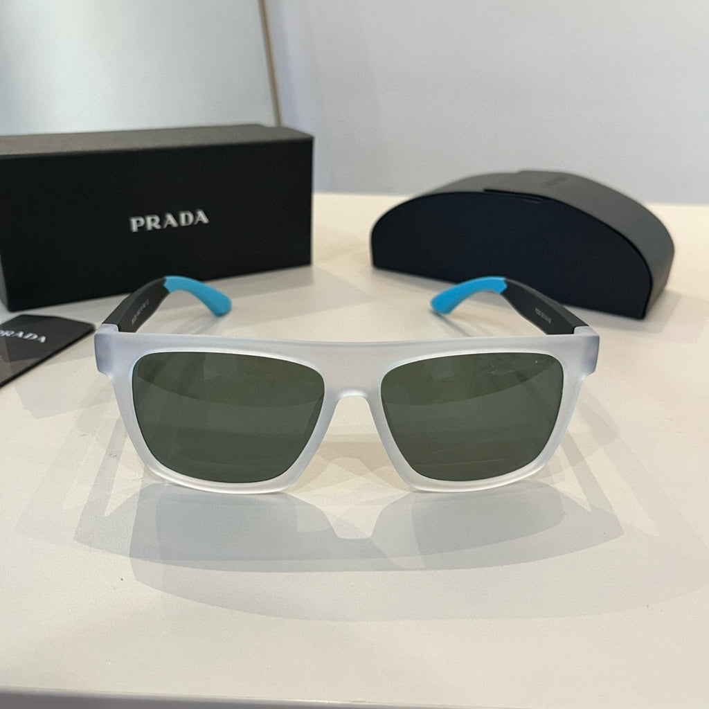 Prada Polarized Fashion Silver Lens Sunglasses for Men - 465566 - detail image 2
