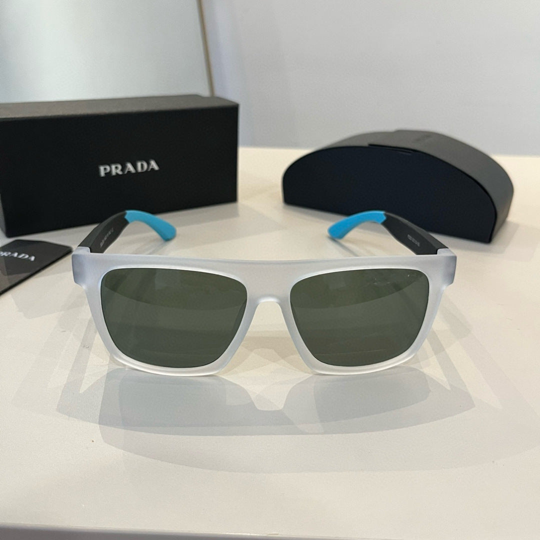 Prada Polarized Fashion Silver Lens Sunglasses for Men - 465566 - detail image 2