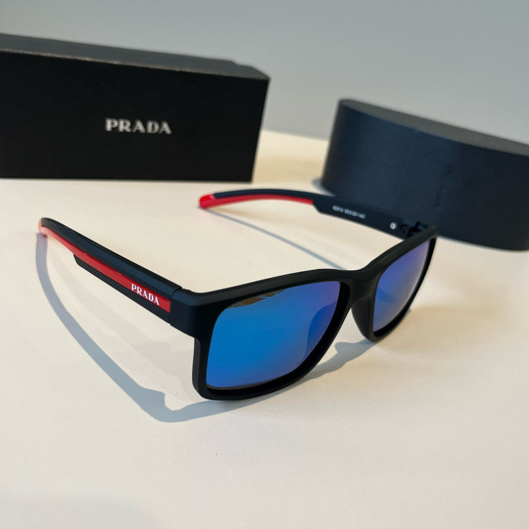 Prada Fashion Blue Lens Sunglasses for Men & Women - 487070