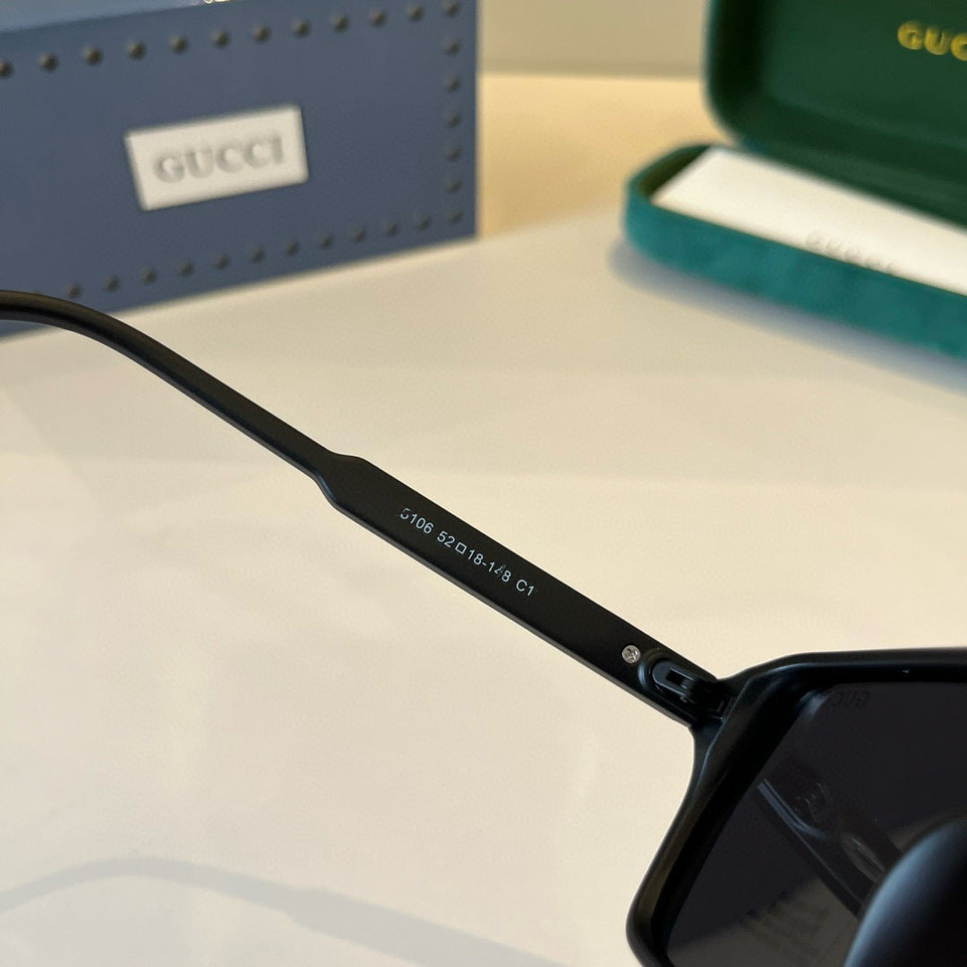 Gucci Oversized Black Lens Sunglasses for Men & Women - 486452 - detail image 8