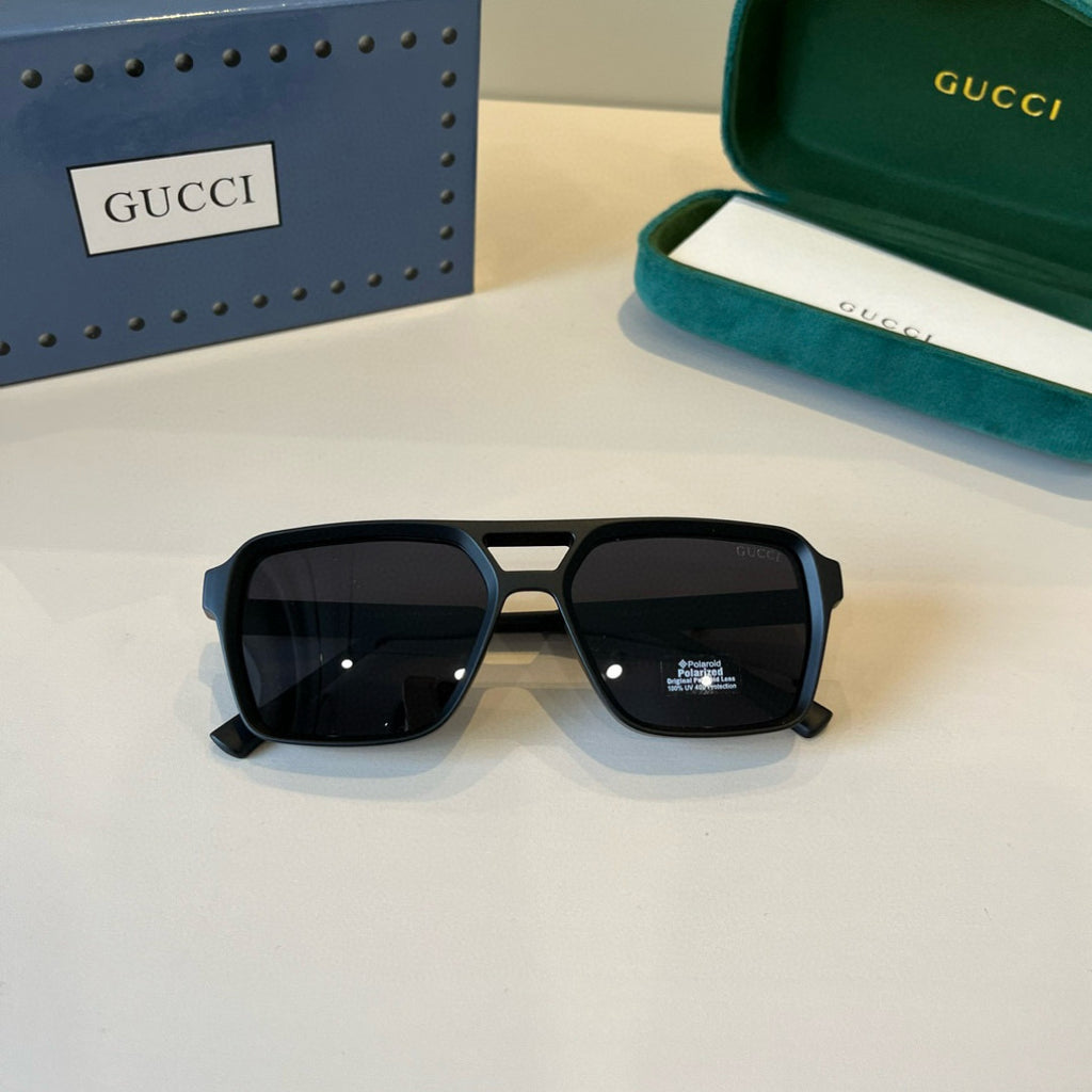 Gucci Oversized Black Lens Sunglasses for Men & Women - 464976 - detail image 6