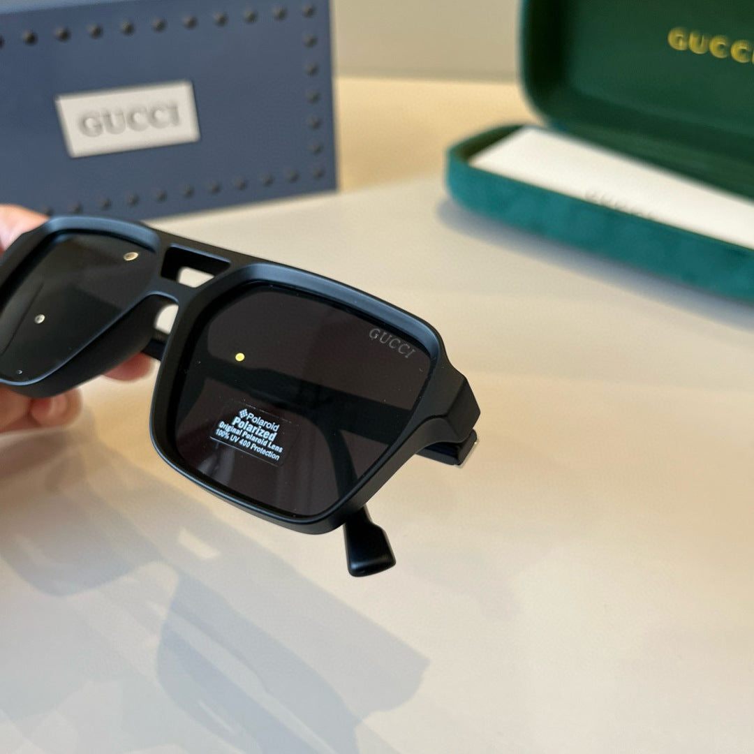 Gucci Oversized Black Lens Sunglasses for Men & Women - 431323 - detail image 5