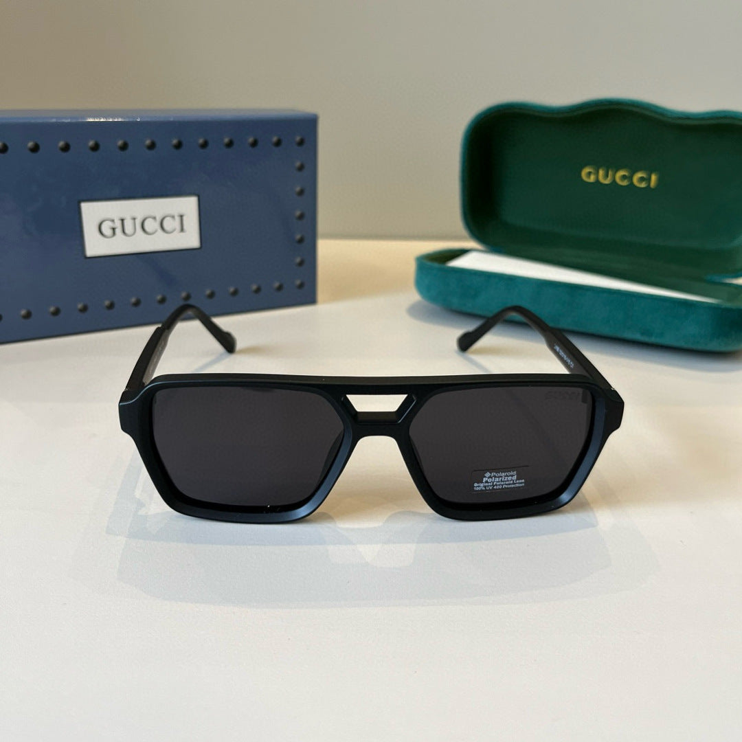 Gucci Oversized Black Lens Sunglasses for Men & Women - 486452 - detail image 2
