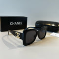 Chanel Square Black Lens Sunglasses for Men & Women - 415271