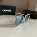 Chanel Oversized Silver Lens Sunglasses for Men & Women - 415272