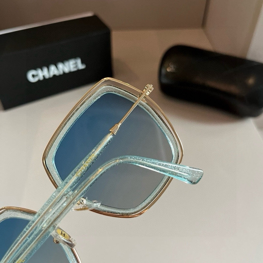 Chanel Oversized Silver Lens Sunglasses for Men & Women - 415272 - detail image 7