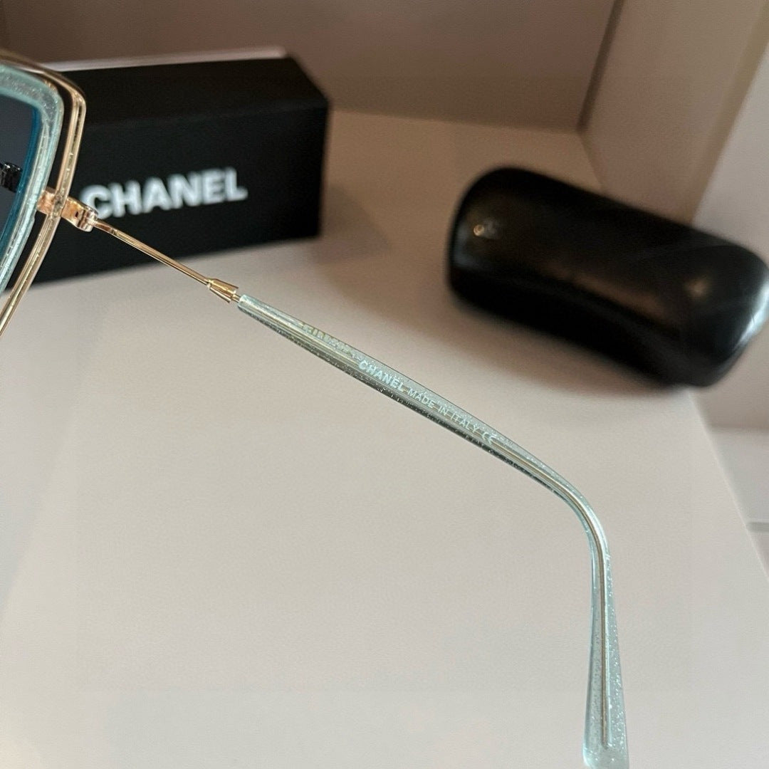 Chanel Oversized Silver Lens Sunglasses for Men & Women - 415272 - detail image 8