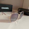 Chanel Oversized Silver Lens Sunglasses for Men & Women - 415273