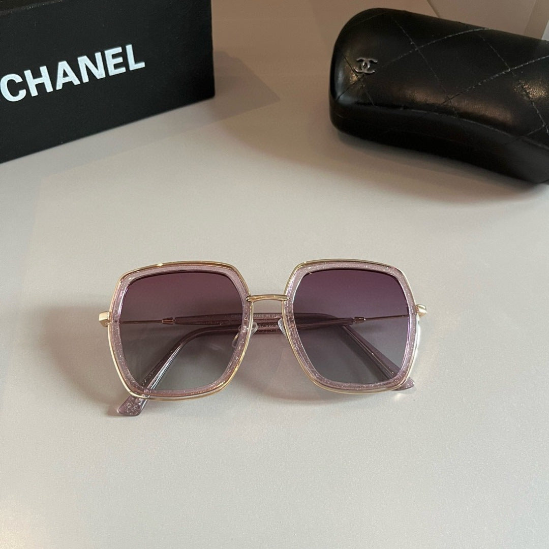 Chanel Oversized Silver Lens Sunglasses for Men & Women - 415273 - detail image 5
