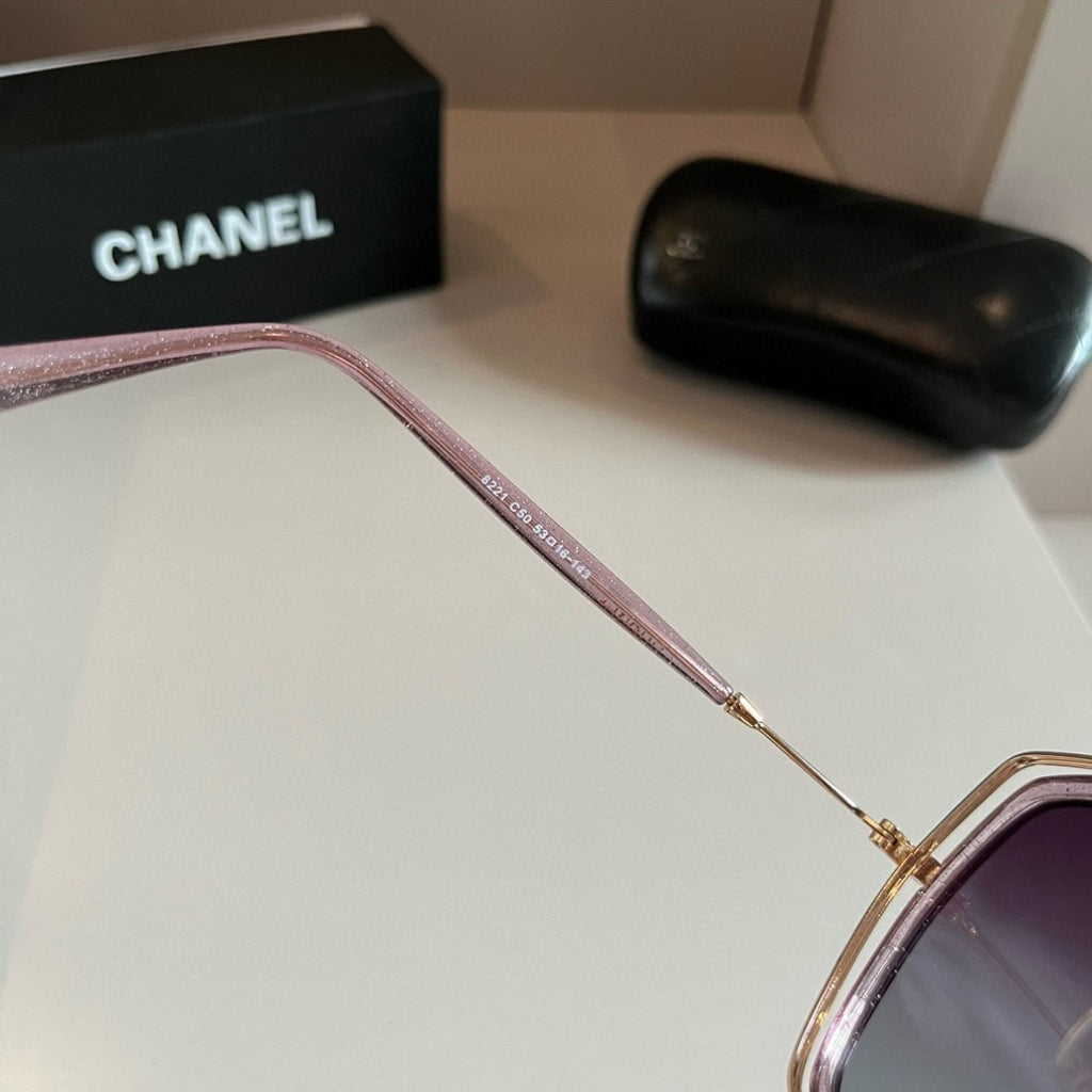 Chanel Oversized Silver Lens Sunglasses for Men & Women - 415273 - detail image 9