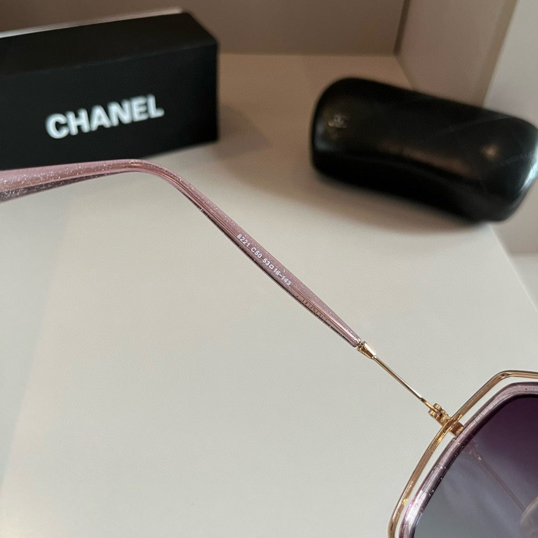 Chanel Oversized Silver Lens Sunglasses for Men & Women - 415273 - detail image 9