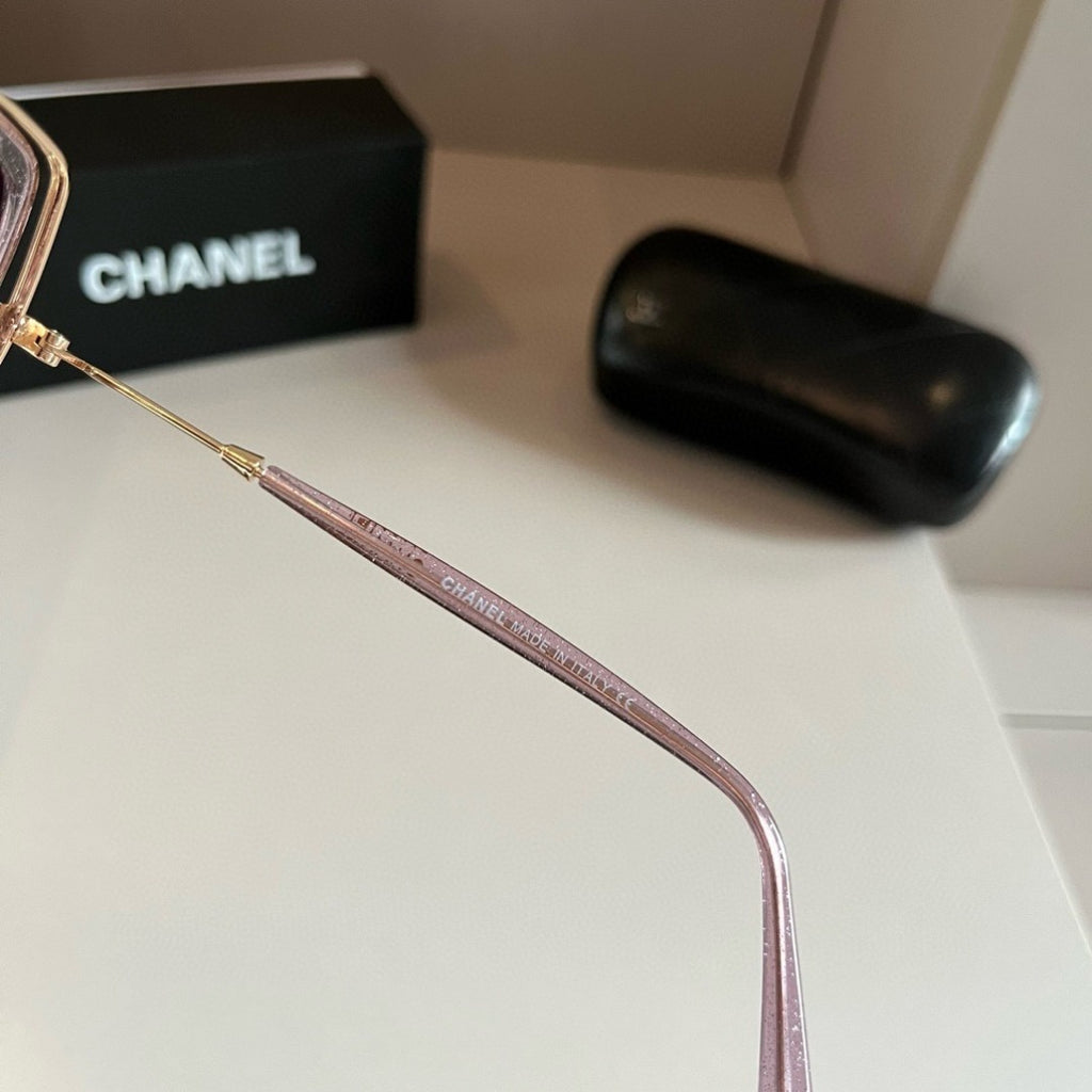 Chanel Oversized Silver Lens Sunglasses for Men & Women - 415273 - detail image 8