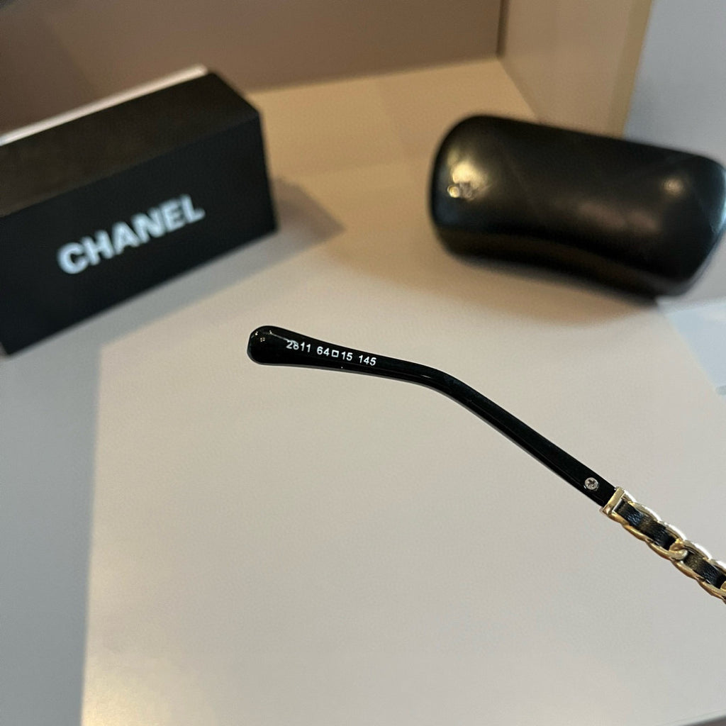 Chanel Oversized Gold Lens Sunglasses for Men & Women - 997780 - detail image 10