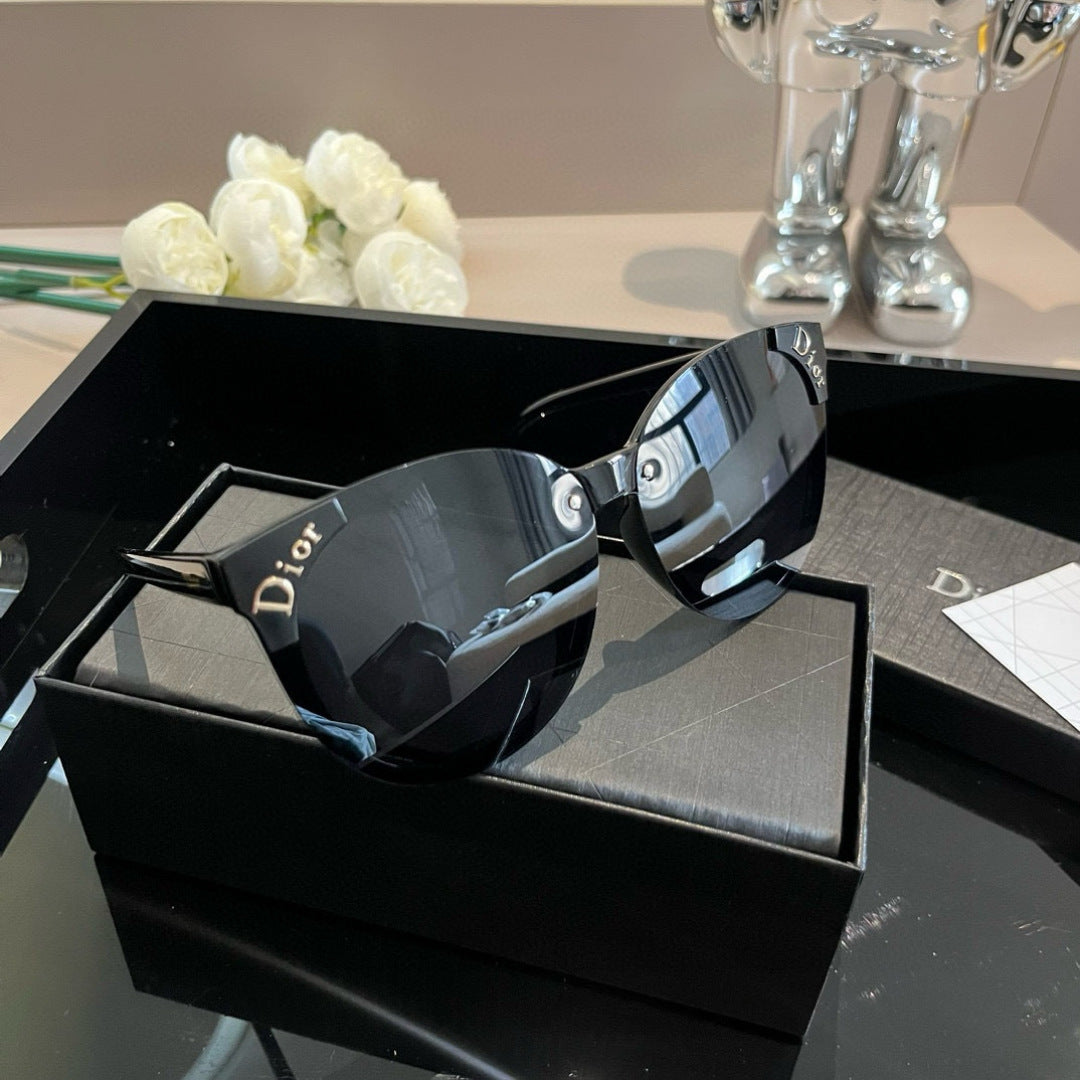 Dior Fashion Black Lens Sunglasses for Men & Women - 431863